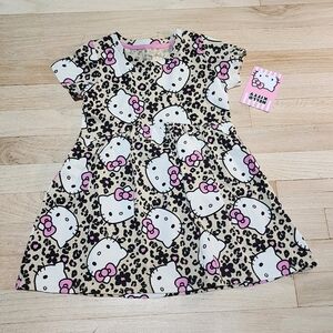 Sanrio Hello Kitty Pink and Tan Dress